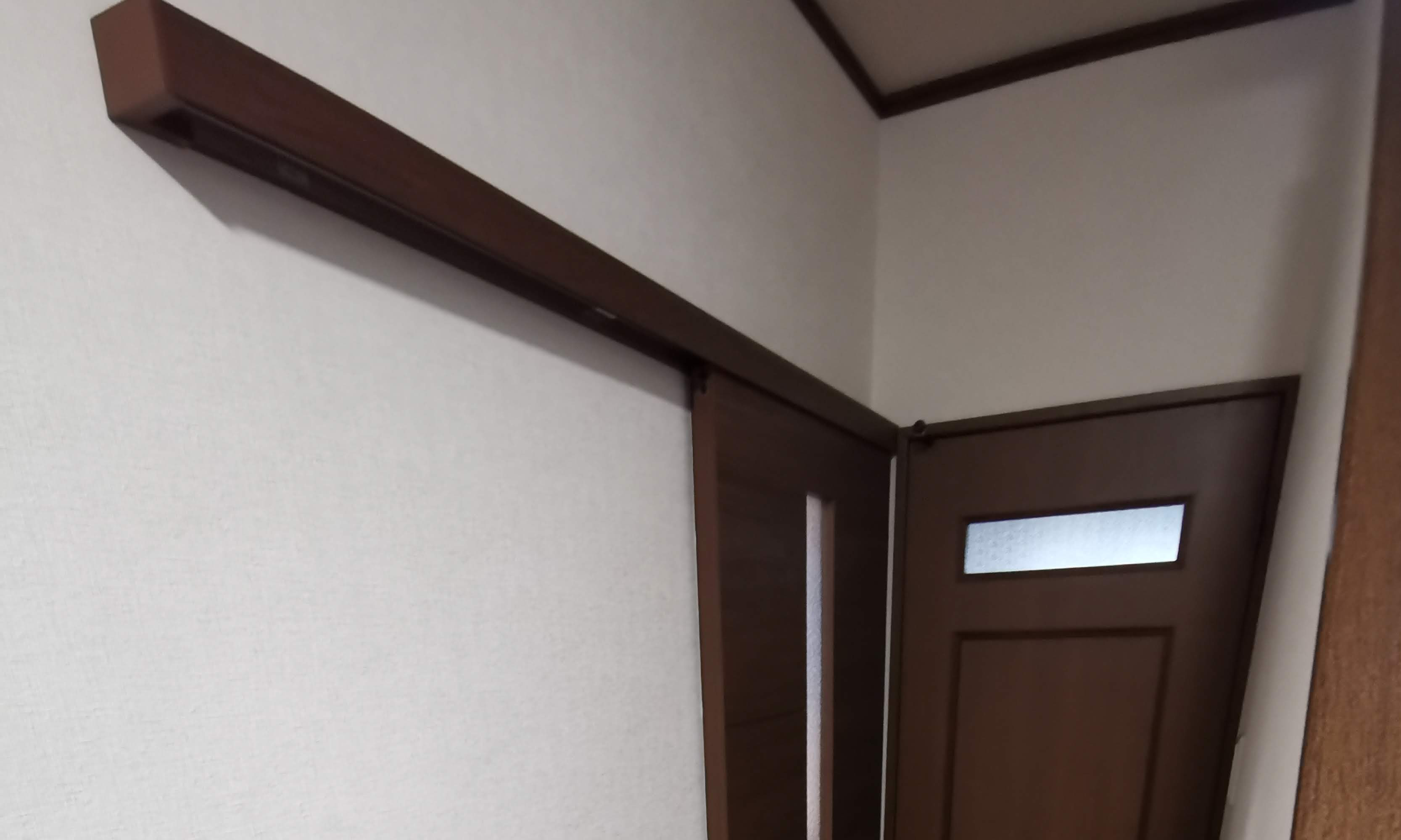 【洗面収納】ドアをアウトセット引戸に【八戸市・階上町】